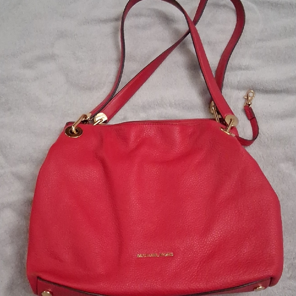 Michael Kors Vibrant Red Shoulder Bag